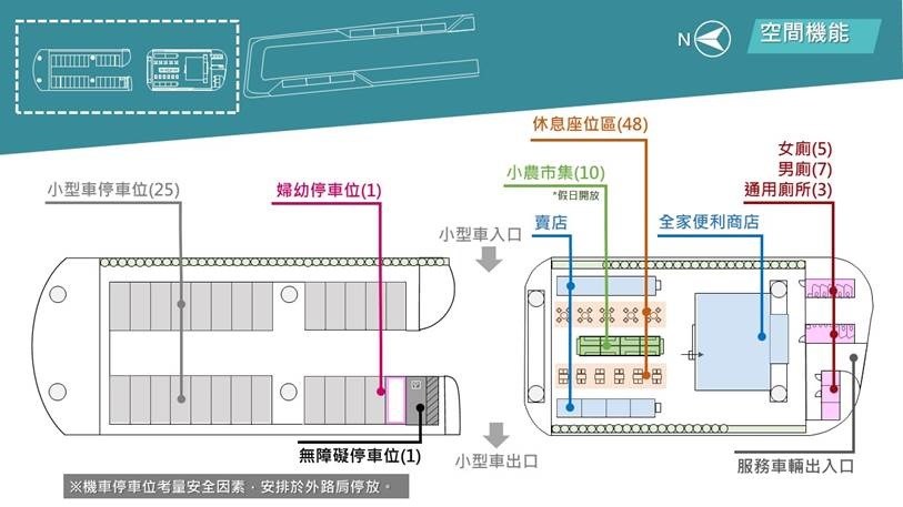 口湖休息站平面圖1