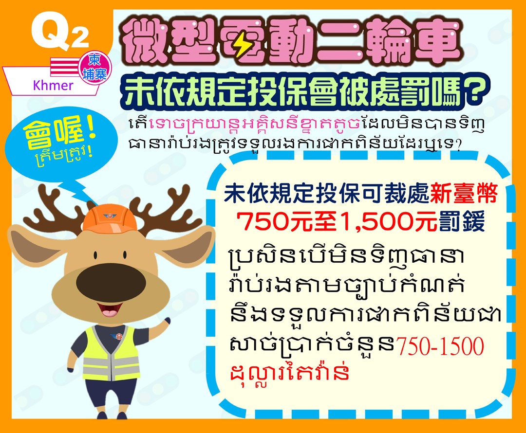 微電二輪車未投保會被罰嗎