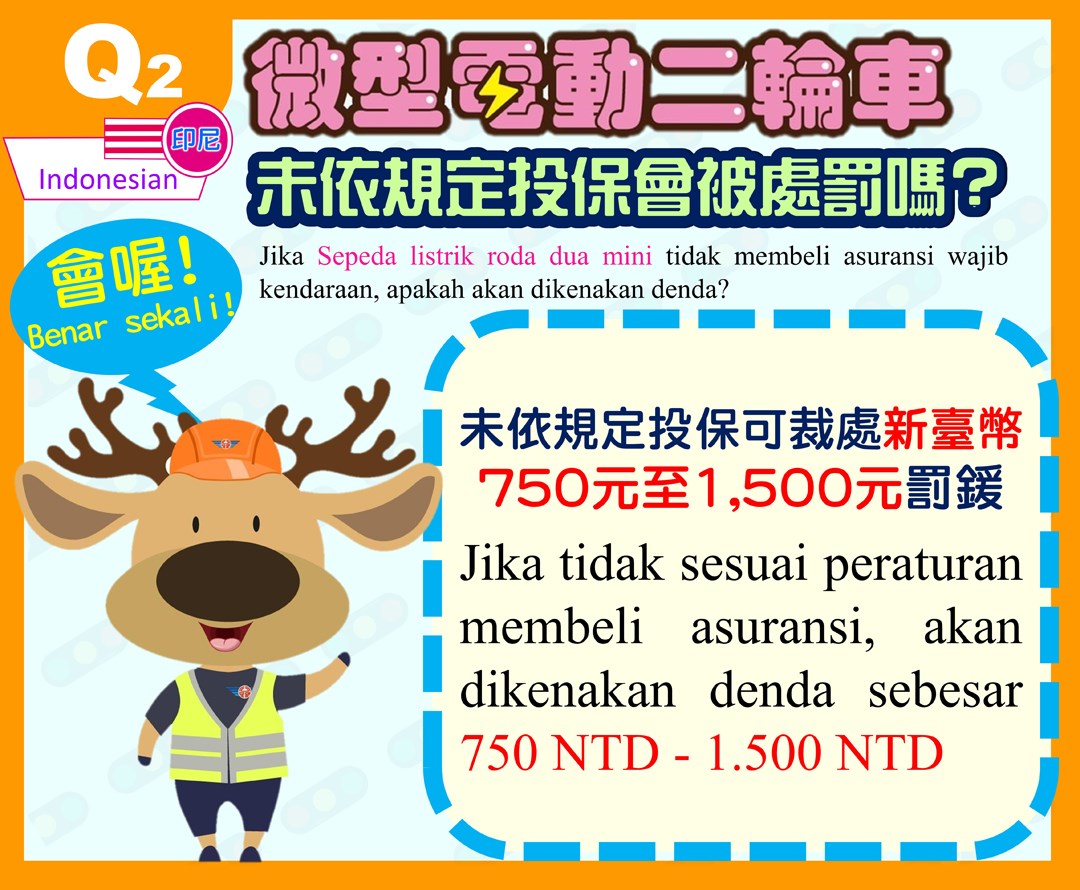 微電二輪車未投保會被罰嗎
