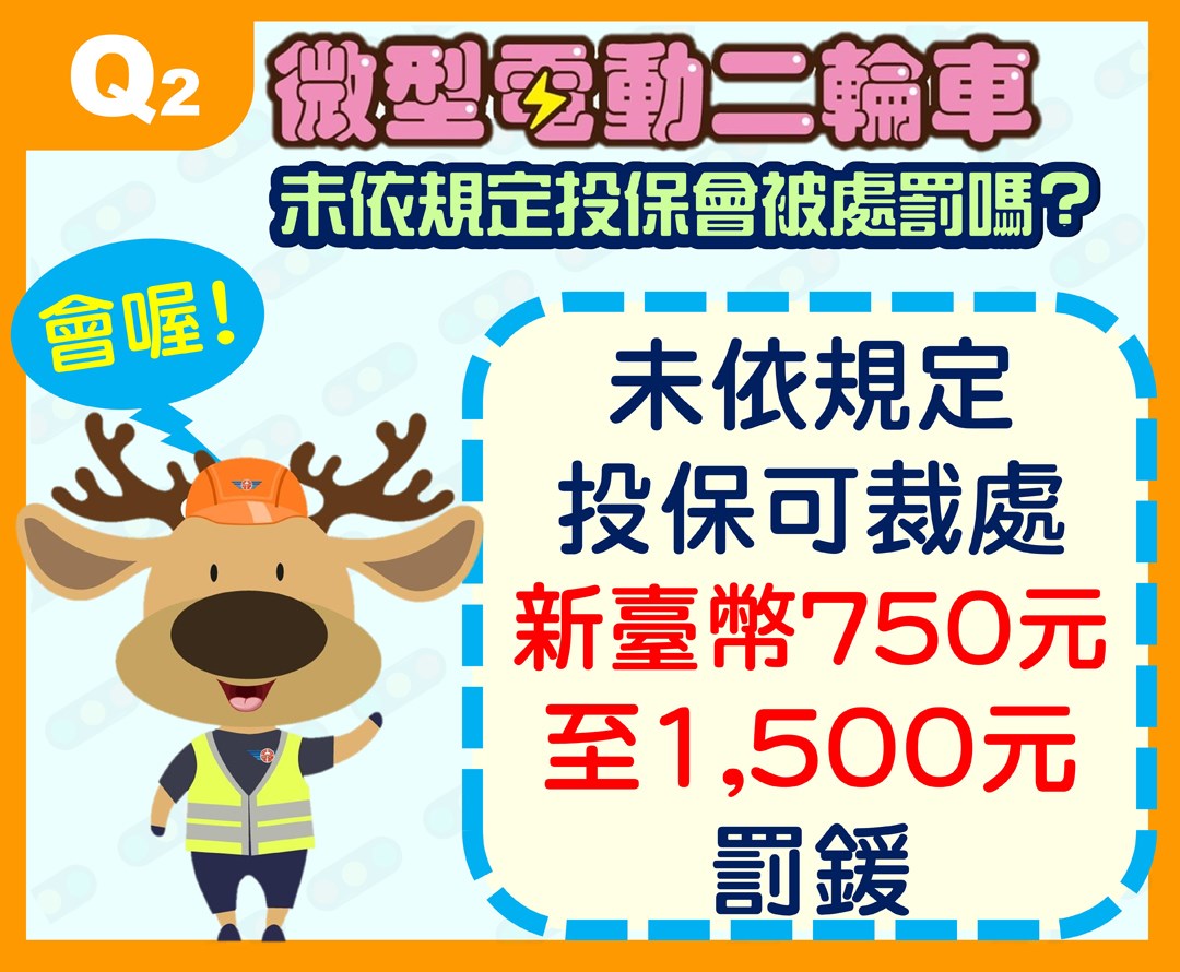 微電二輪車未投保會被罰嗎