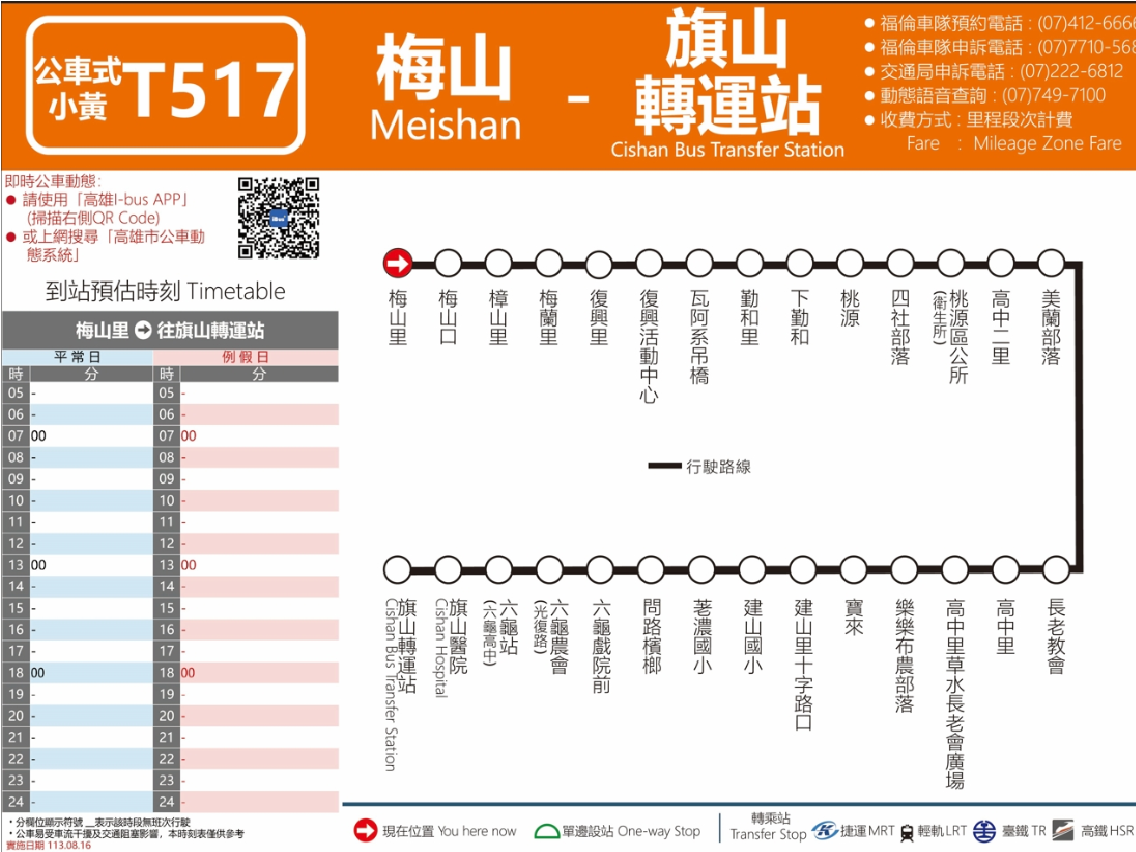 T517路線圖